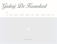 Tablet Screenshot of kromsteert.nl
